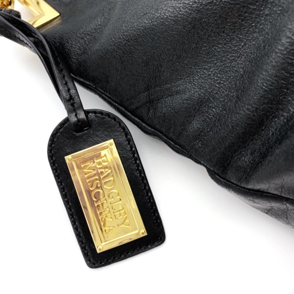 BADGLEY MISCHKA LEATHER GAIA HOBO BAG - Picture 3 of 10